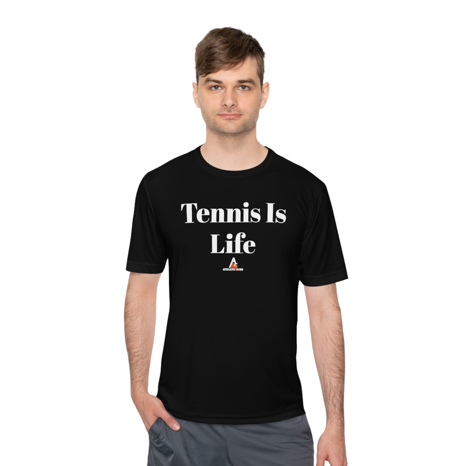 A4E Tennis Is Life Unisex Moisture Wicking Tee