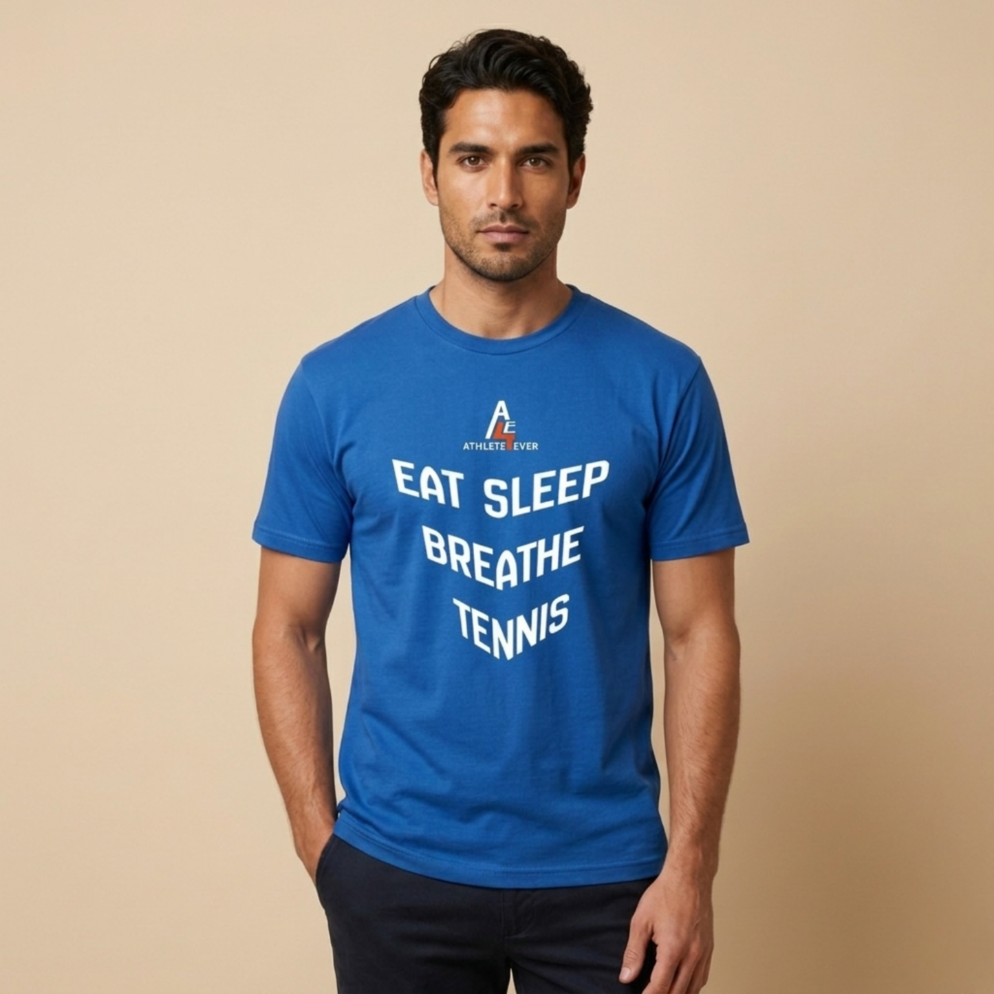 Eat Sleep Breathe Tennis Competitor Tee