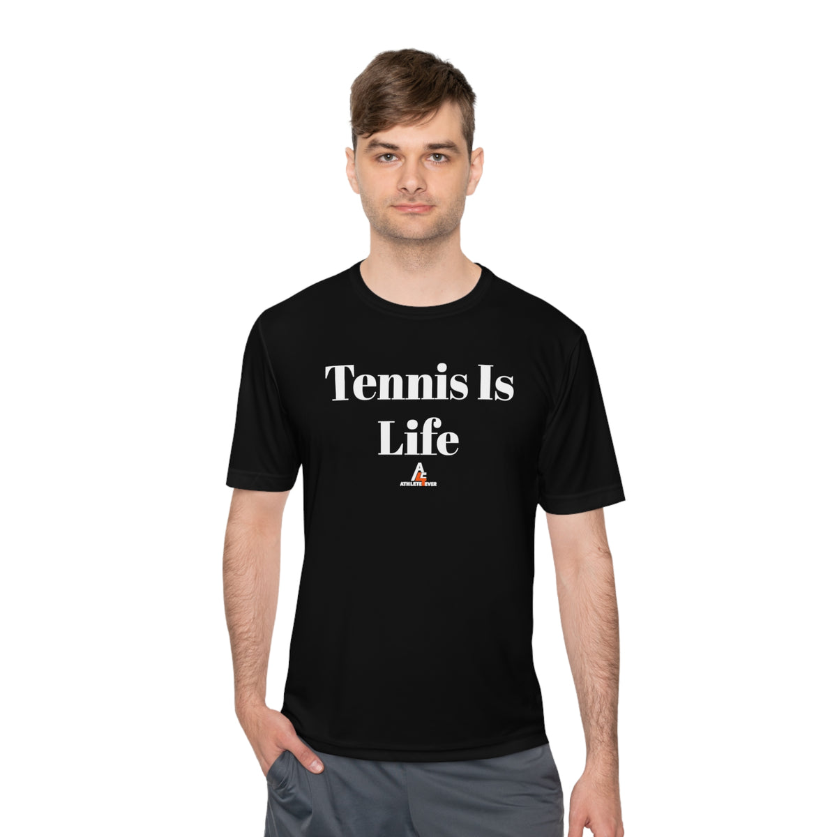 A4E Tennis Is Life Unisex Moisture Wicking Tee