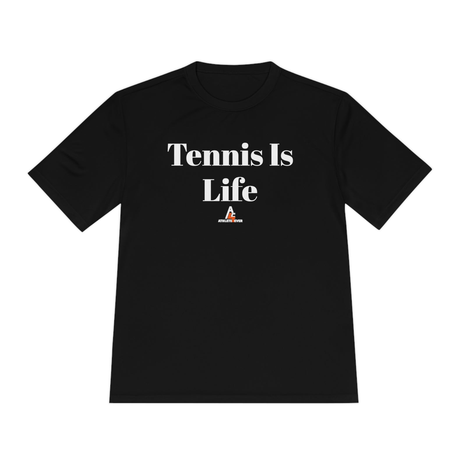 A4E Tennis Is Life Unisex Moisture Wicking Tee