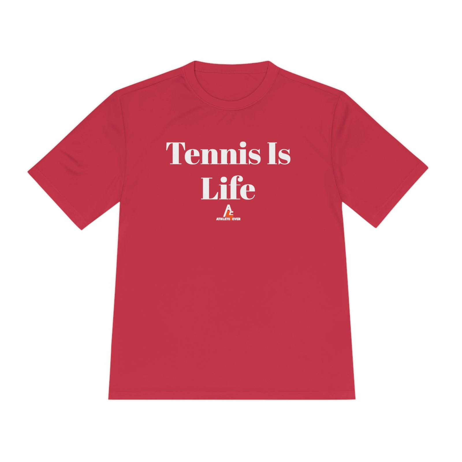 A4E Tennis Is Life Unisex Moisture Wicking Tee
