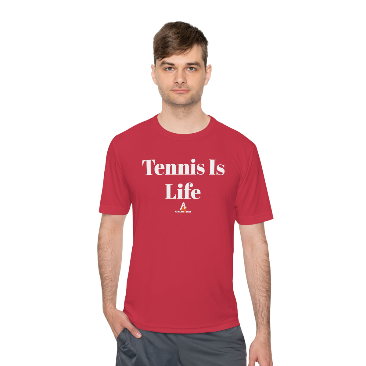 A4E Tennis Is Life Unisex Moisture Wicking Tee