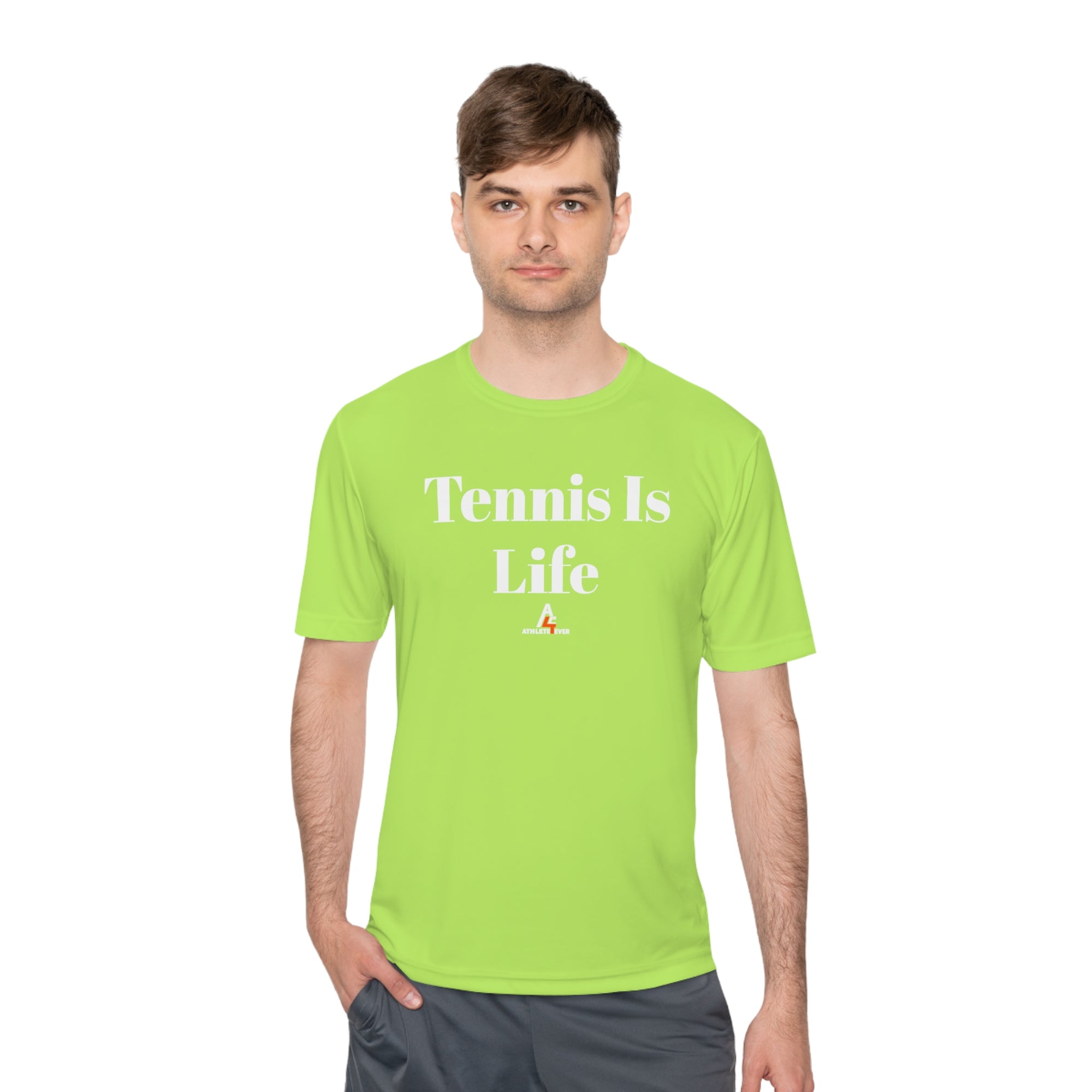 A4E Tennis Is Life Unisex Moisture Wicking Tee