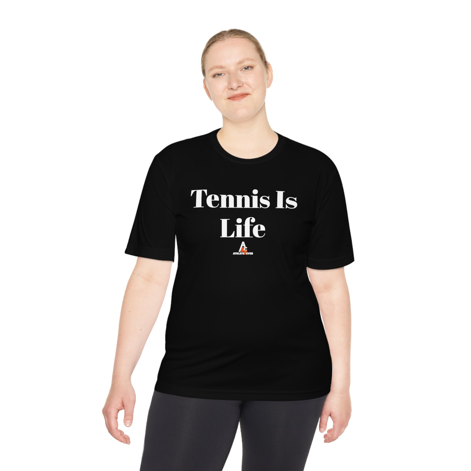 A4E Tennis Is Life Unisex Moisture Wicking Tee