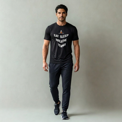 Eat Sleep Breathe Tennis Competitor Tee